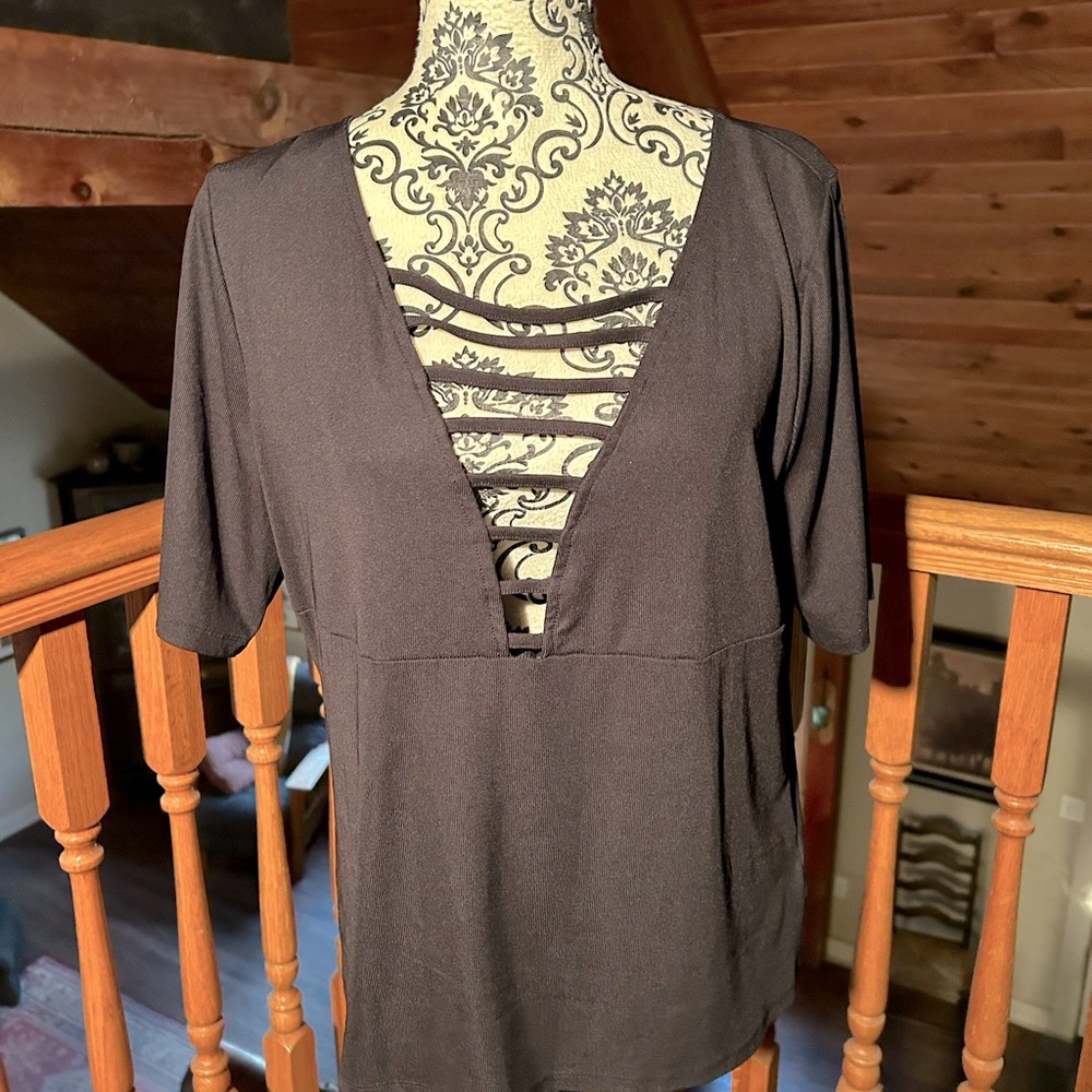 Little black blouse